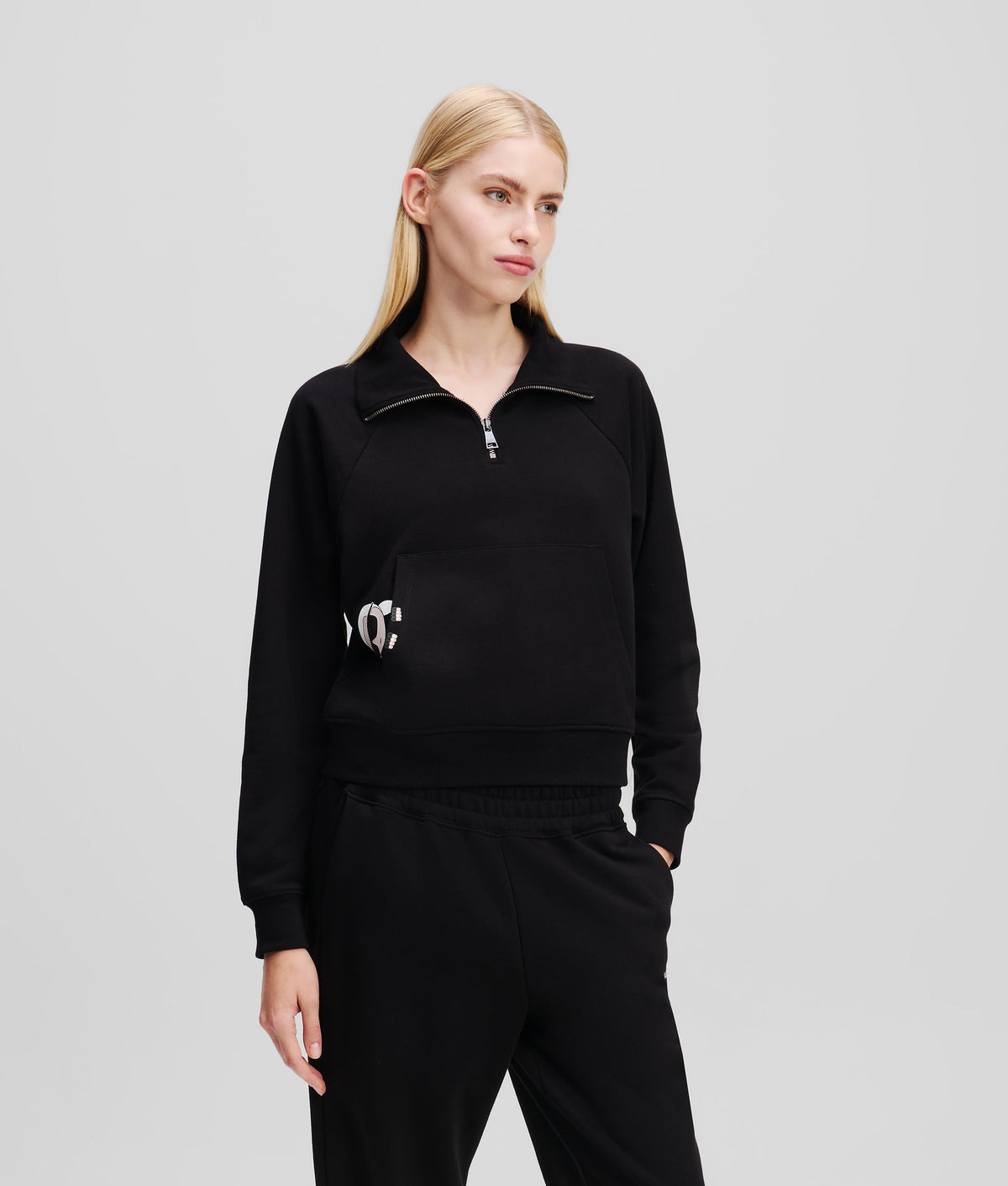 IKON PEAK-A-BOO HALF-ZIP SWEATSHIRT