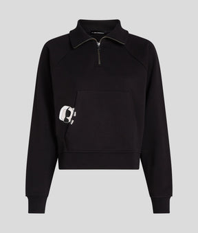 IKON PEAK-A-BOO HALF-ZIP SWEATSHIRT