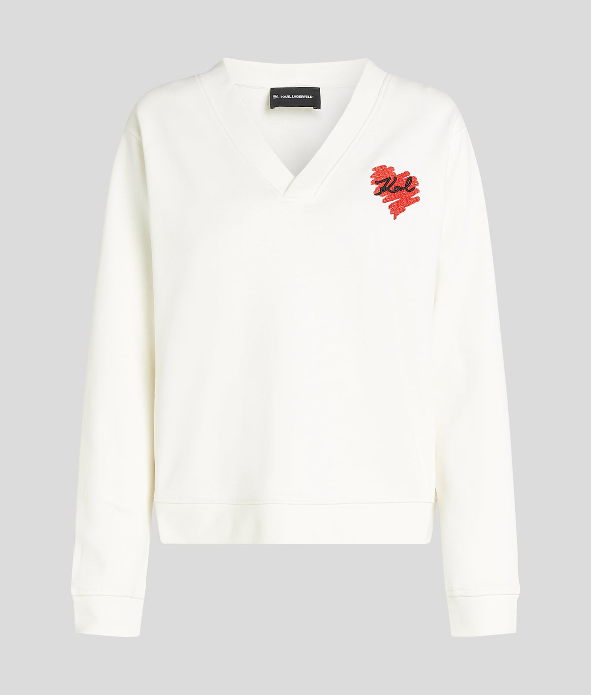 K/HEART V-NECK JUMPER
