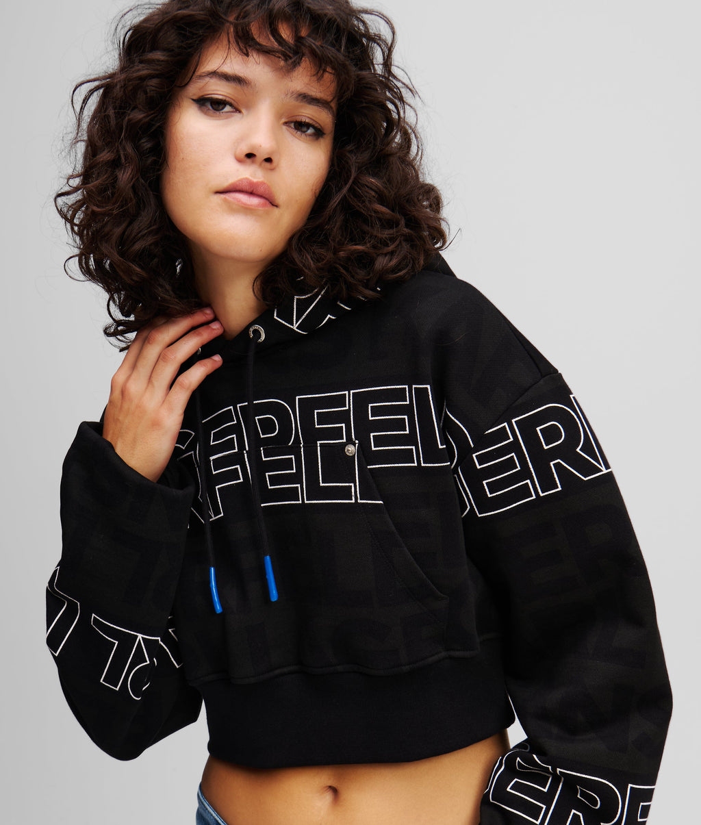 OVERSIZED CROPPED HOODIE