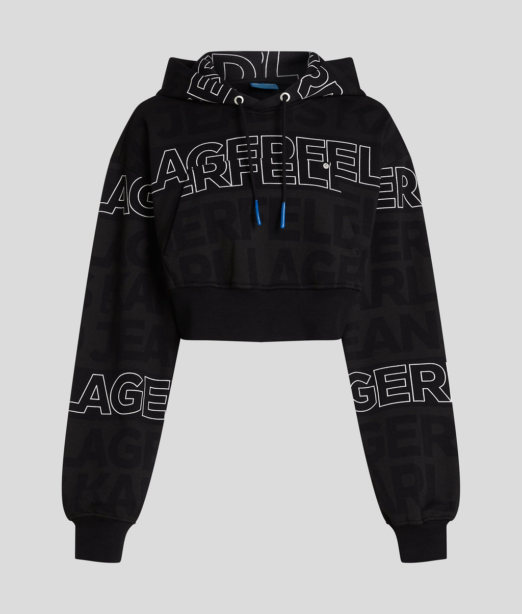 OVERSIZED CROPPED HOODIE