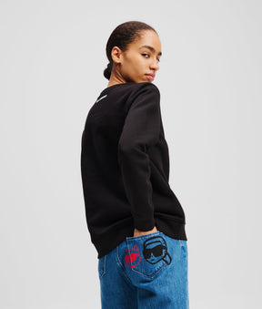 RHINESTONE IKON KARL & CHOUPETTE SWEATSHIRT