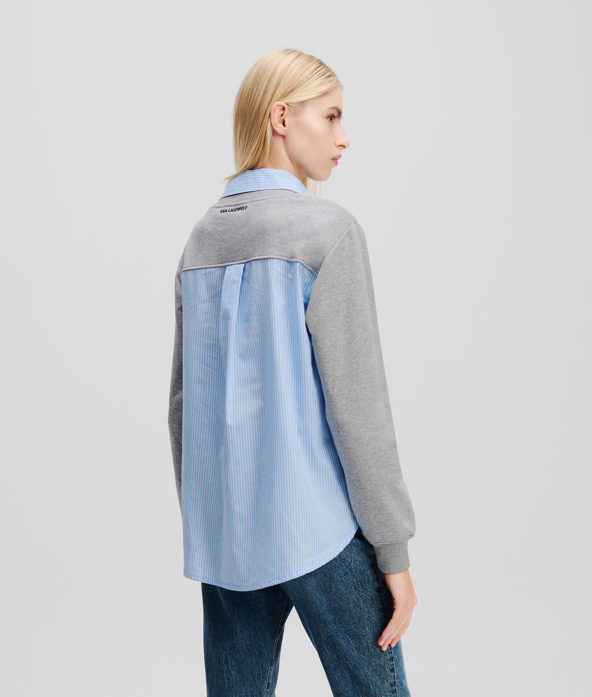 IKON FABRIC MIX SWEATSHIRT