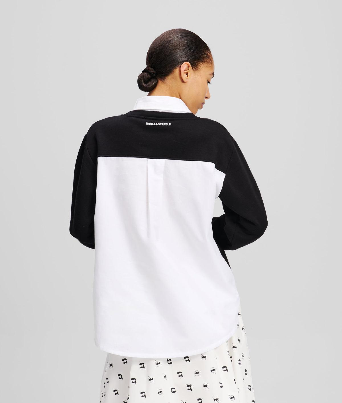 IKON FABRIC MIX SWEATSHIRT