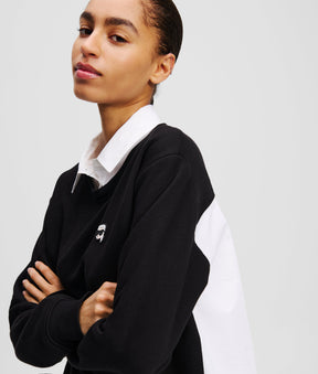 IKON FABRIC MIX SWEATSHIRT