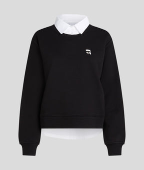 IKON FABRIC MIX SWEATSHIRT