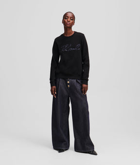 BOUCLÉ SIGNATURE SWEATSHIRT