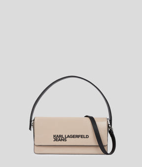FAUX-LEATHER CROSSBODY BAG