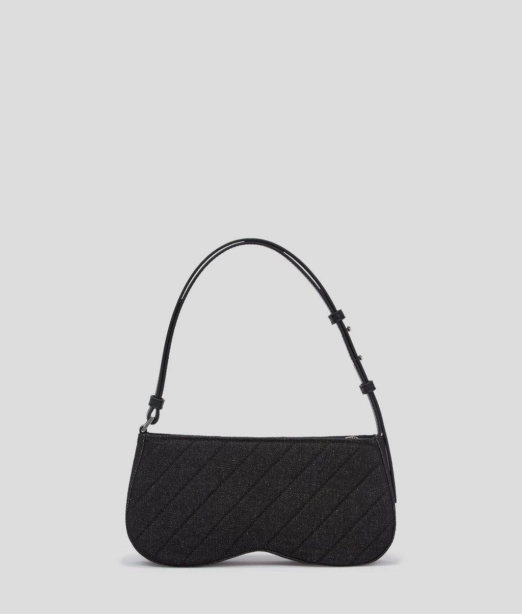 SUNGLASSES QUILTED SHOULDER BAG
