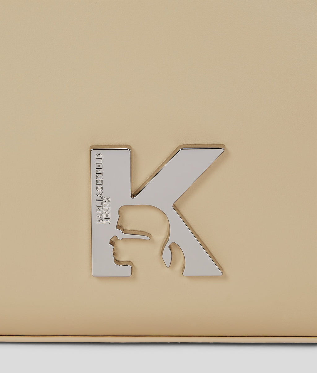 GEO LEATHER SHOULDER BAG