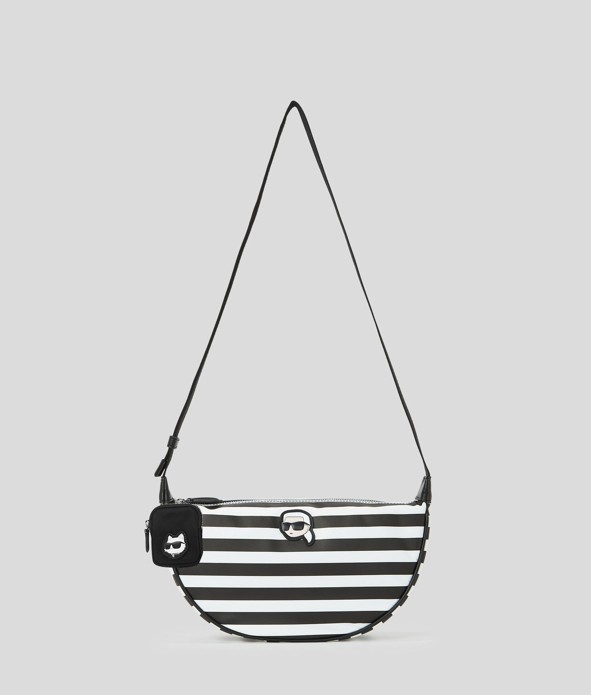 IKON NYLON SMALL HALF-MOON BAG