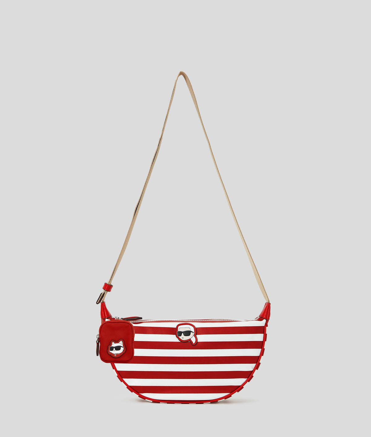 IKON NYLON SMALL HALF-MOON BAG