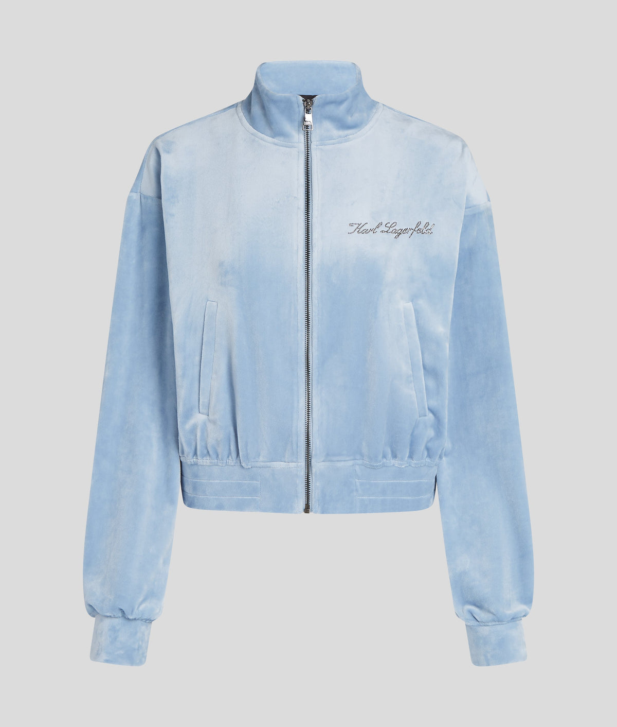 HOTEL KARL VELOUR ZIP-UP SWEATSHIRT