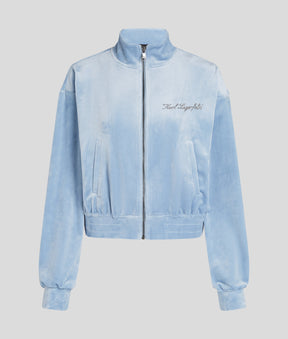 HOTEL KARL VELOUR ZIP-UP SWEATSHIRT