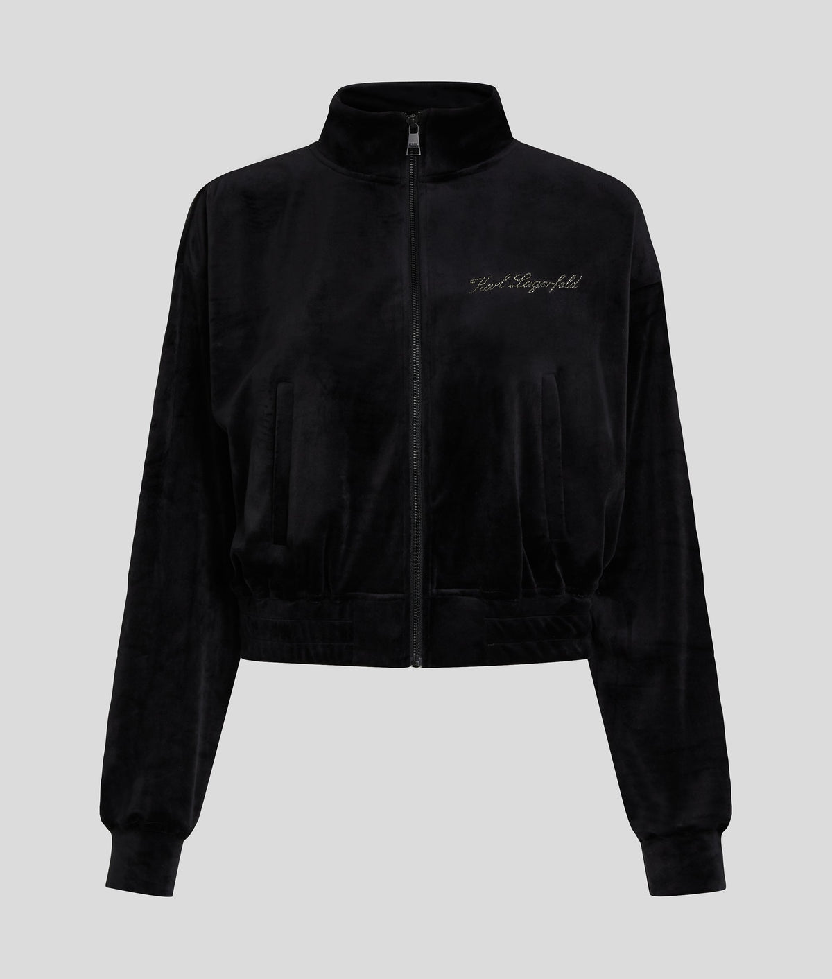 HOTEL KARL VELOUR ZIP-UP SWEATSHIRT