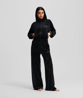 HOTEL KARL VELOUR ZIP-UP SWEATSHIRT