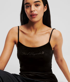 HOTEL KARL VELOUR CAMISOLE