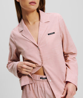 LOGO PYJAMA SHORTS SET