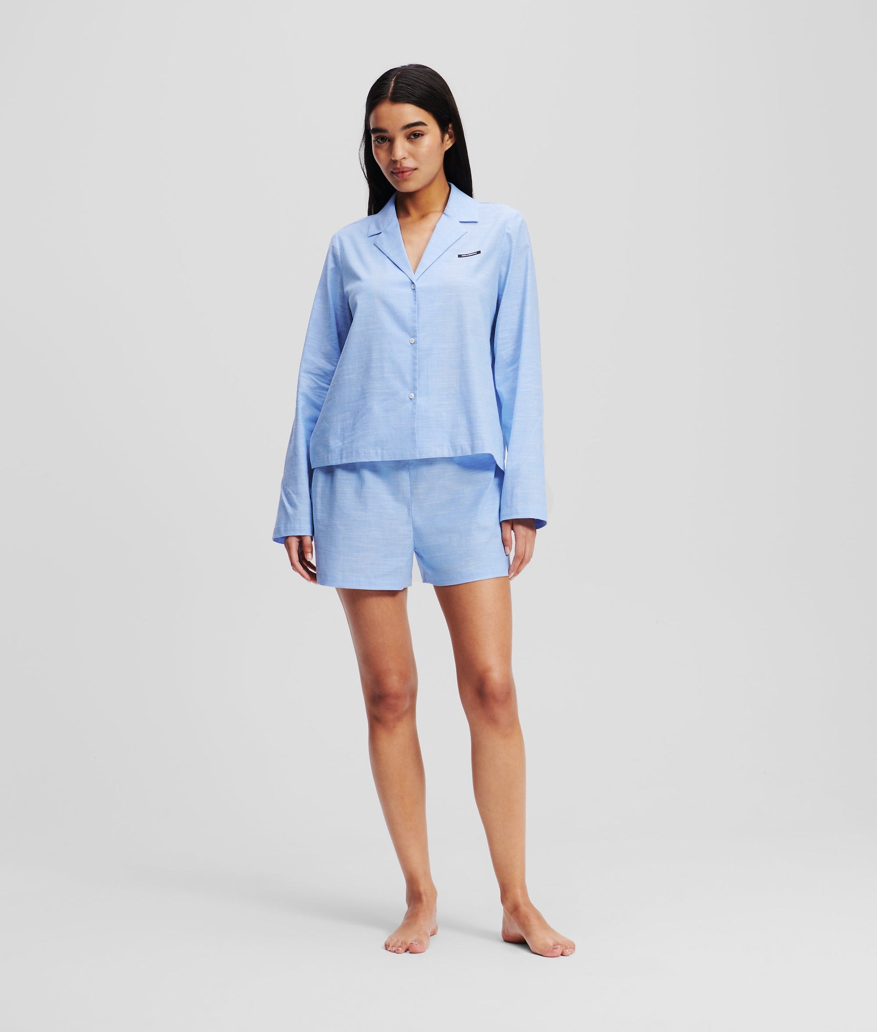 LOGO PYJAMA SHORTS SET