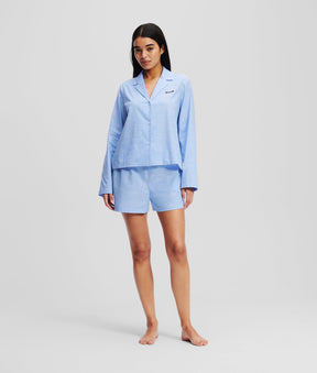 LOGO PYJAMA SHORTS SET