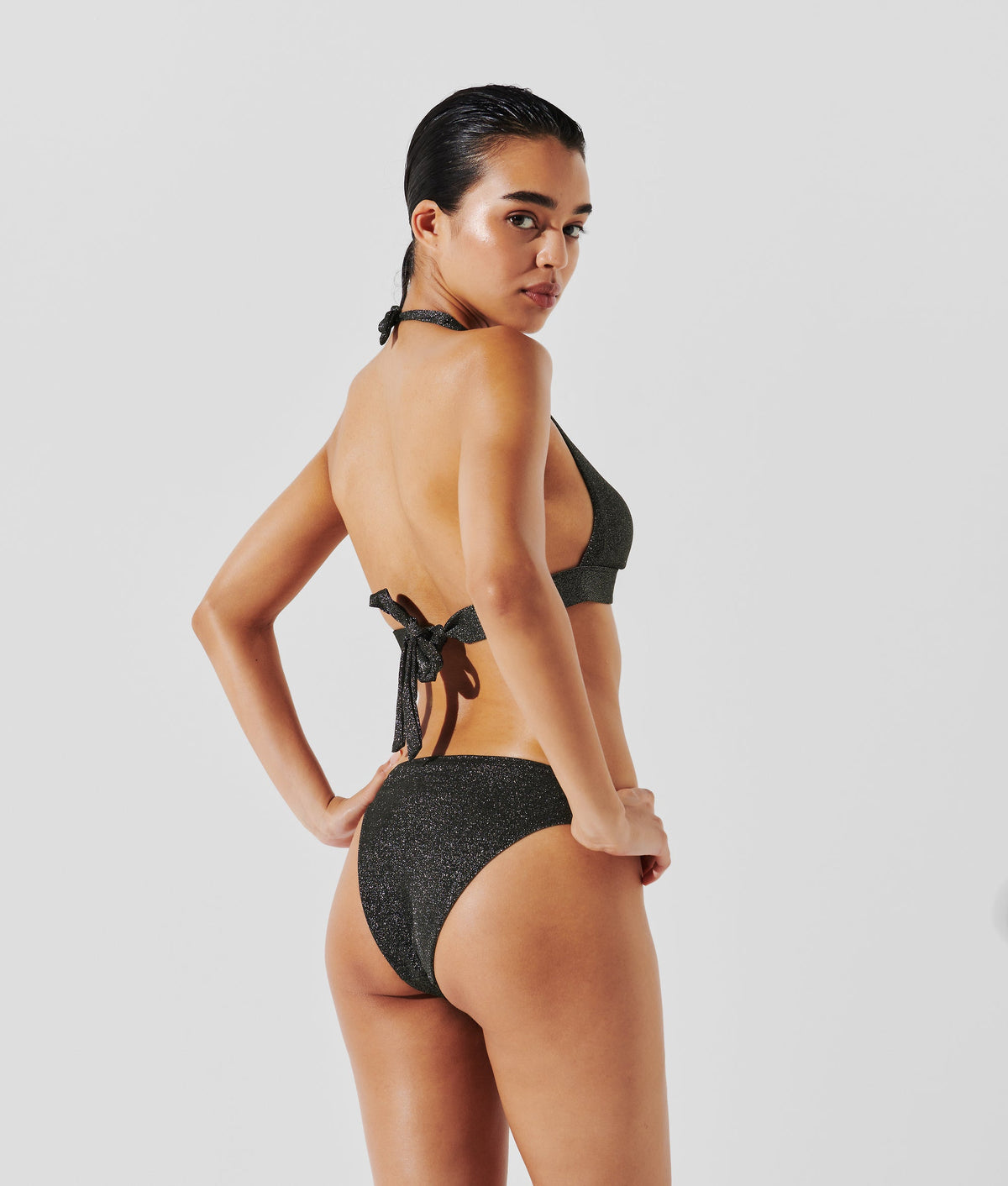 K/SIGNATURE TRIANGLE BIKINI TOP