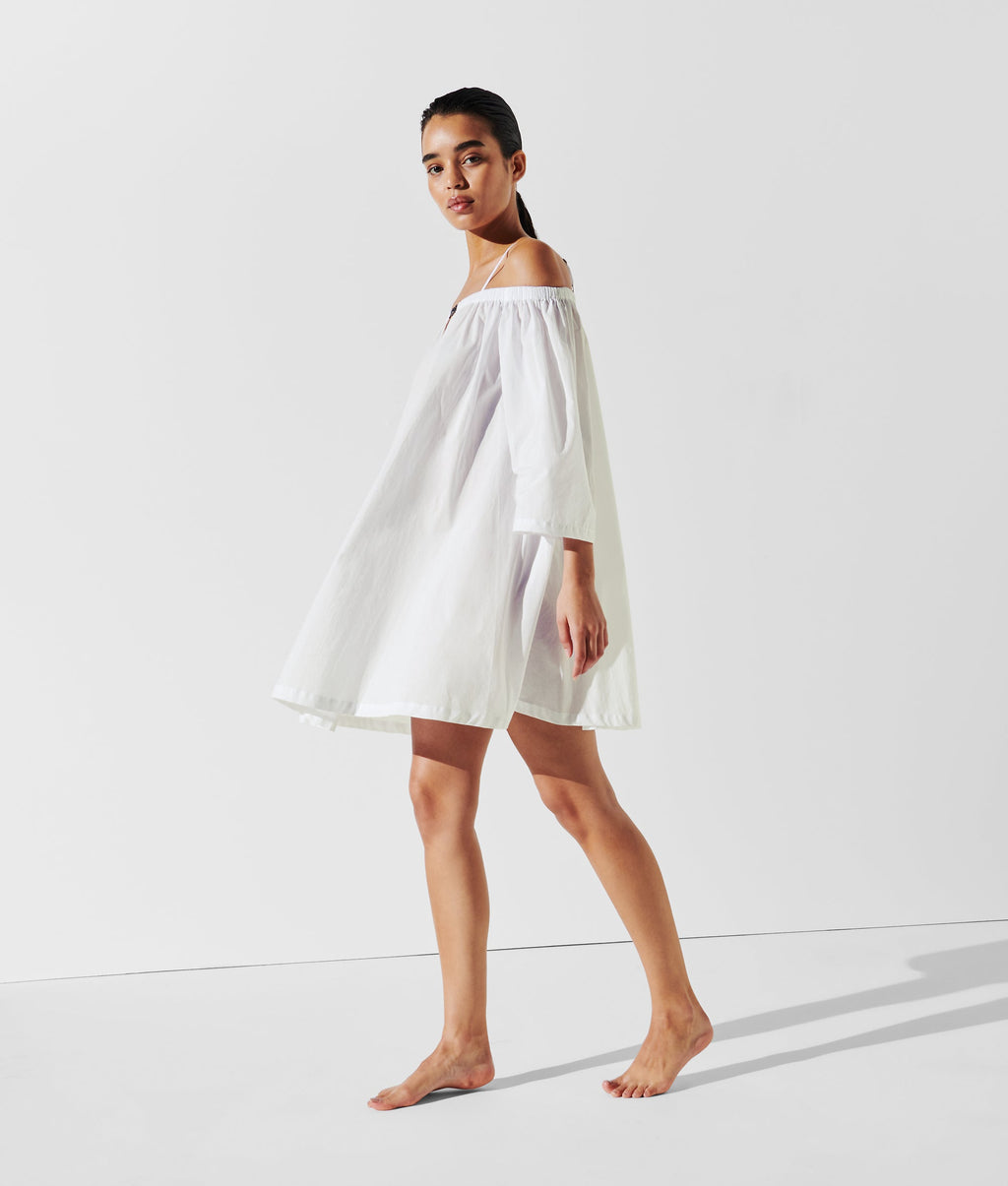 K/SIGNATURE OFF-SHOULDER BEACH DRESS