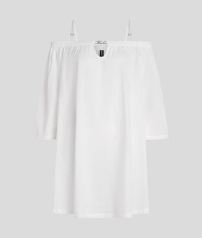 K/SIGNATURE OFF-SHOULDER BEACH DRESS