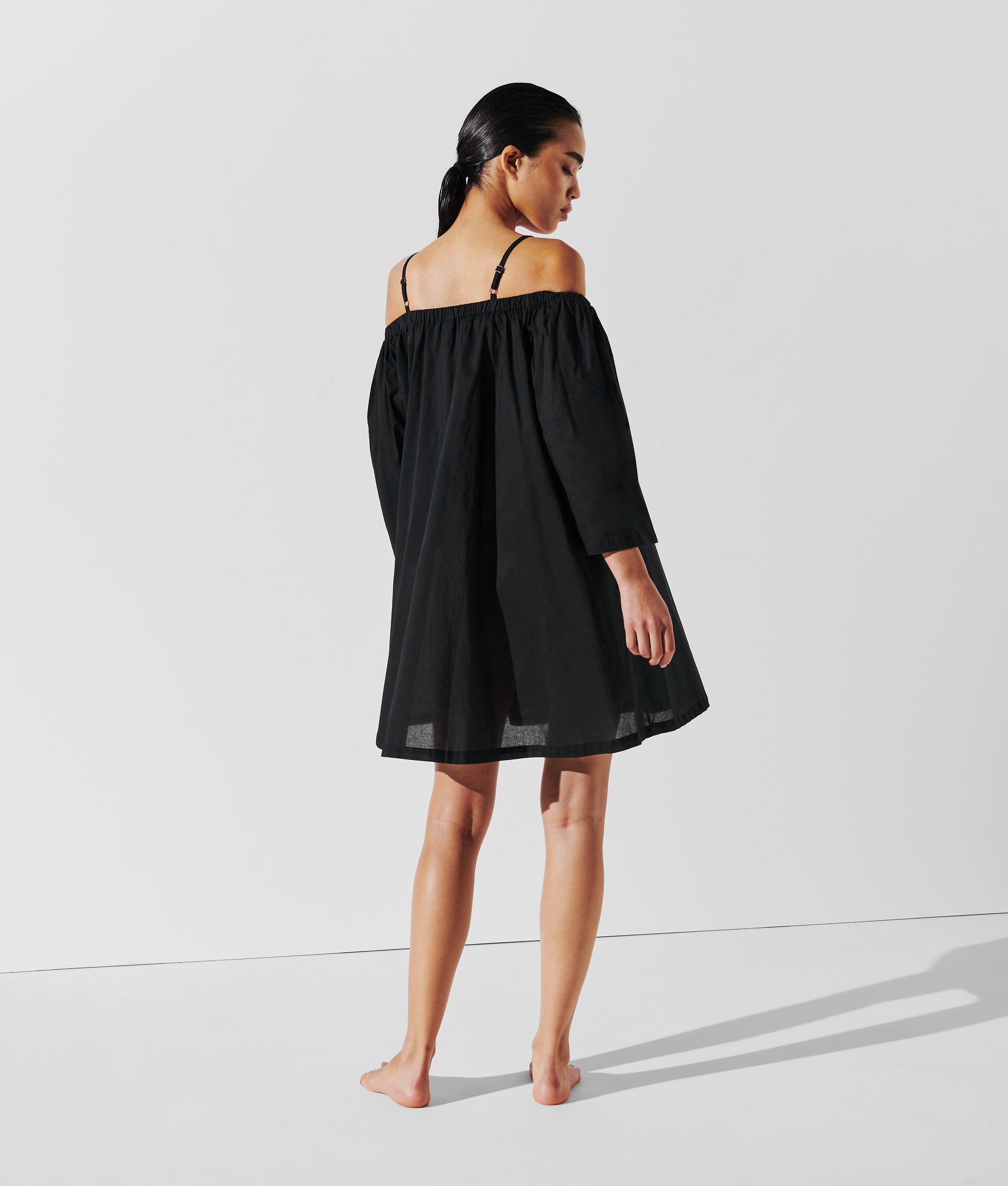 K/SIGNATURE OFF-SHOULDER BEACH DRESS