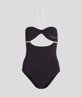 HOTEL KARL HALTER-NECK SWIMSUIT