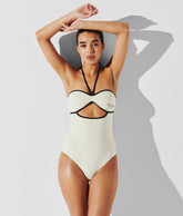 HOTEL KARL HALTER-NECK SWIMSUIT