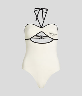 HOTEL KARL HALTER-NECK SWIMSUIT