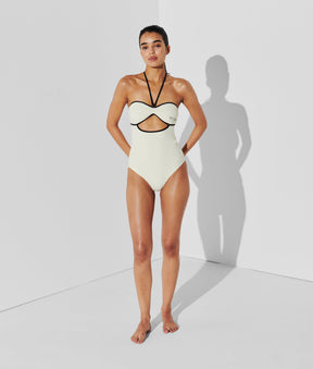 HOTEL KARL HALTER-NECK SWIMSUIT