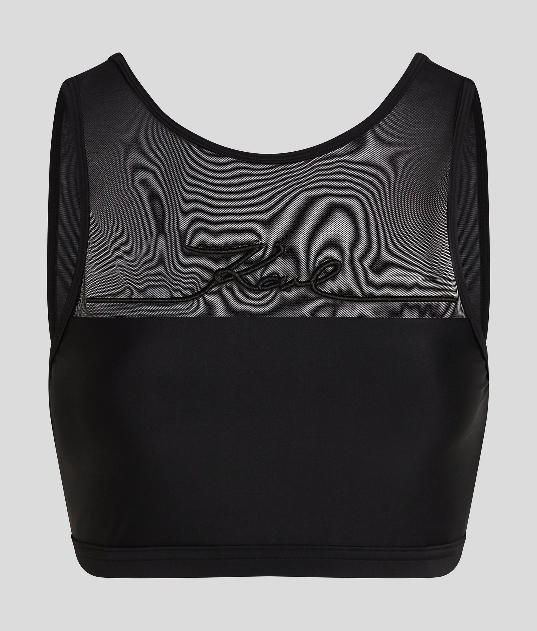 K/SIGNATURE HIGH-NECK BIKINI TOP