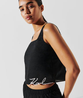 K/SIGNATURE BEACH CROP TOP