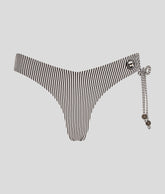 IKON STRIPED BIKINI BOTTOMS