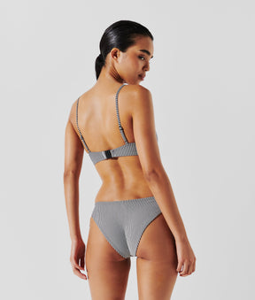 IKON STRIPED BIKINI BOTTOMS