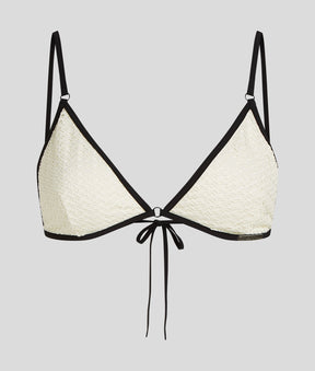HOTEL KARL CROCHET TRIANGLE BIKINI TOP