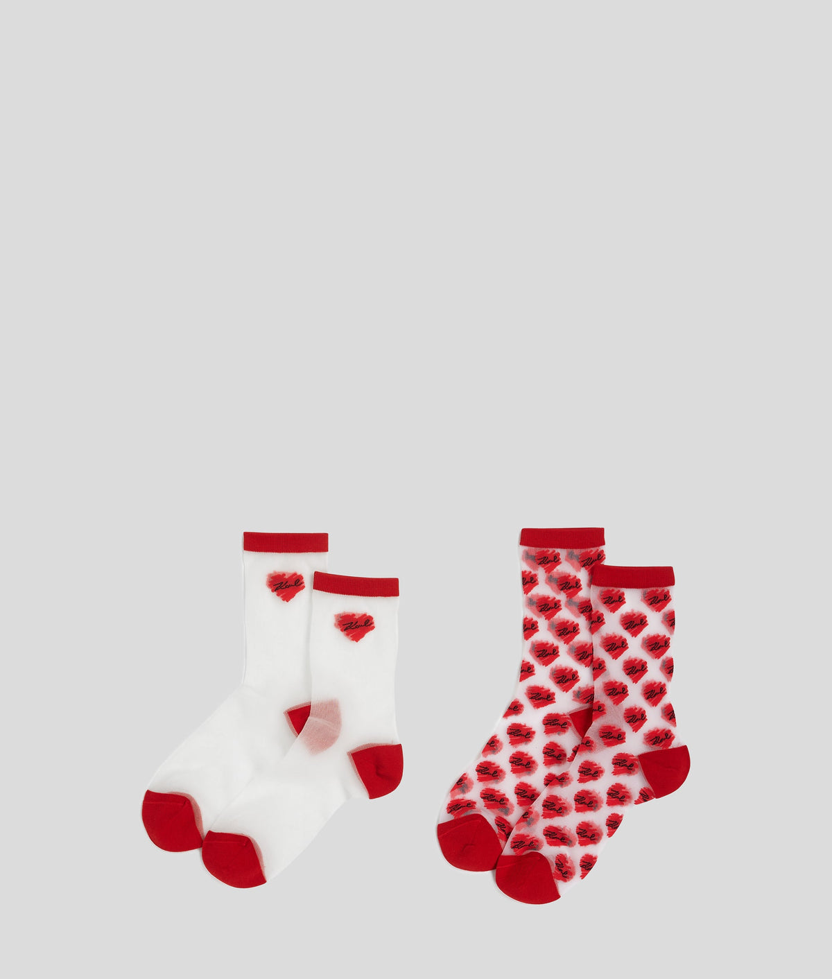 K/HEART MESH SOCKS – 2-PACK