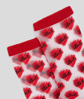 K/HEART MESH SOCKS – 2-PACK