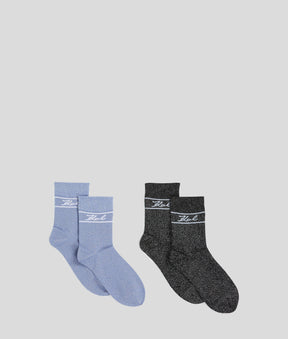 K/SIGNATURE SOCKS – 2-PACK