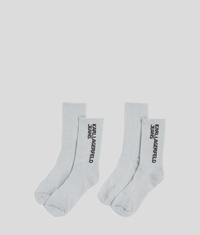 METALLIC SOCKS - 2-PACK