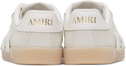 Amiri Women Gray & Off-White Suede Pacific Sneakers