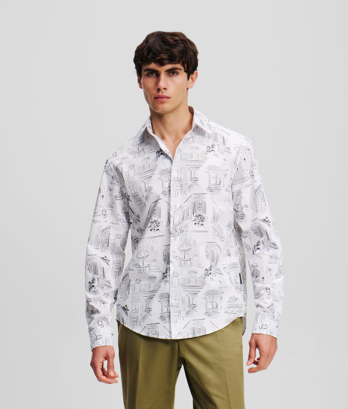 KL X JORGE PARRA ALL-OVER PRINT SHIRT