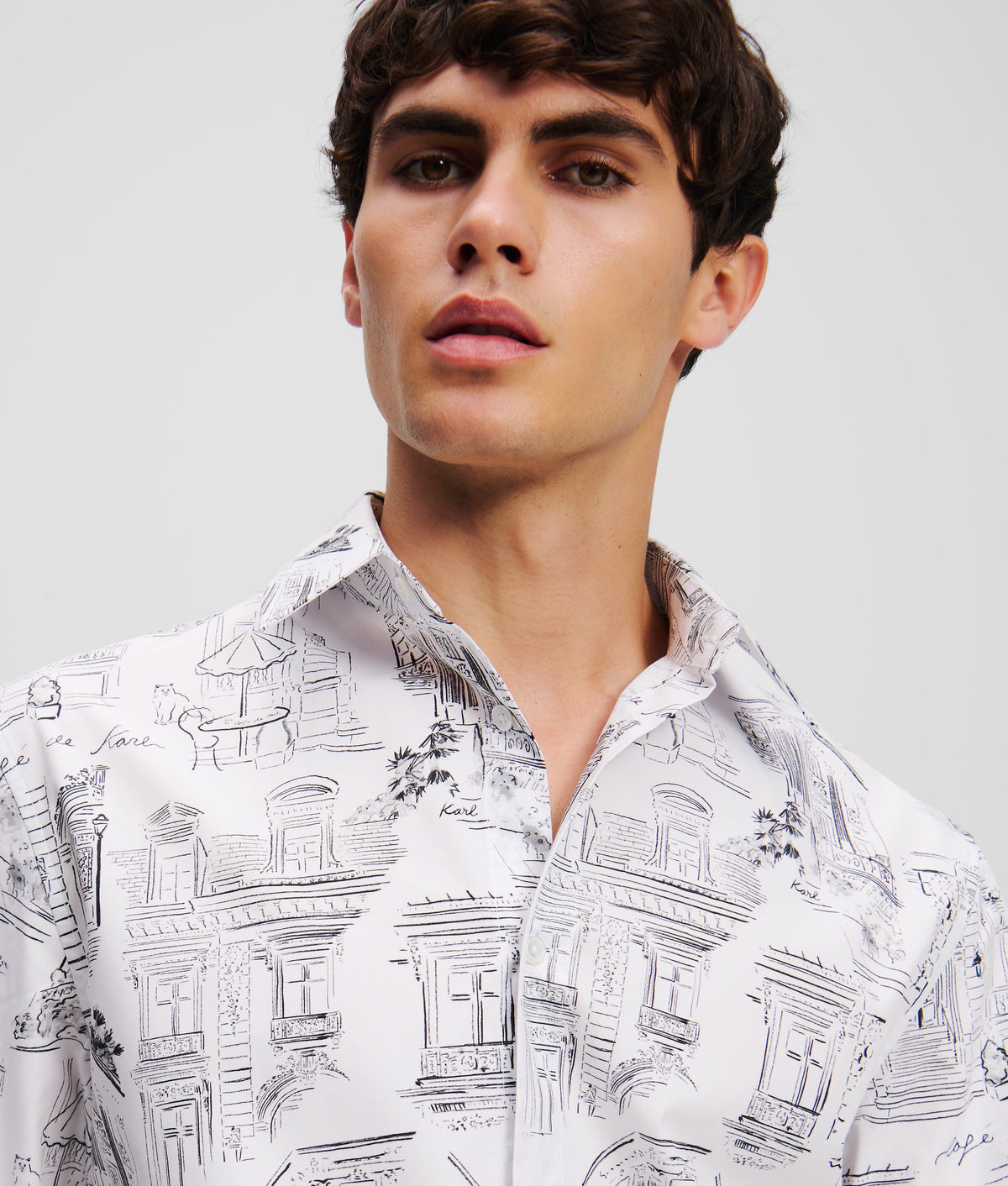 KL X JORGE PARRA ALL-OVER PRINT SHIRT