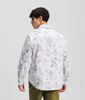 KL X JORGE PARRA ALL-OVER PRINT SHIRT