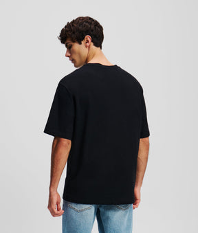 LOGO LINEN BLEND T-SHIRT