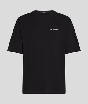 LOGO LINEN BLEND T-SHIRT