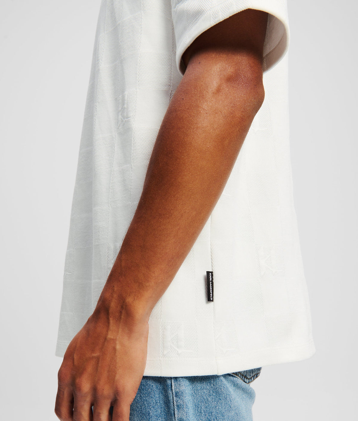 Monogram CHECKED T-SHIRT