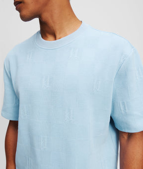 Monogram CHECKED T-SHIRT