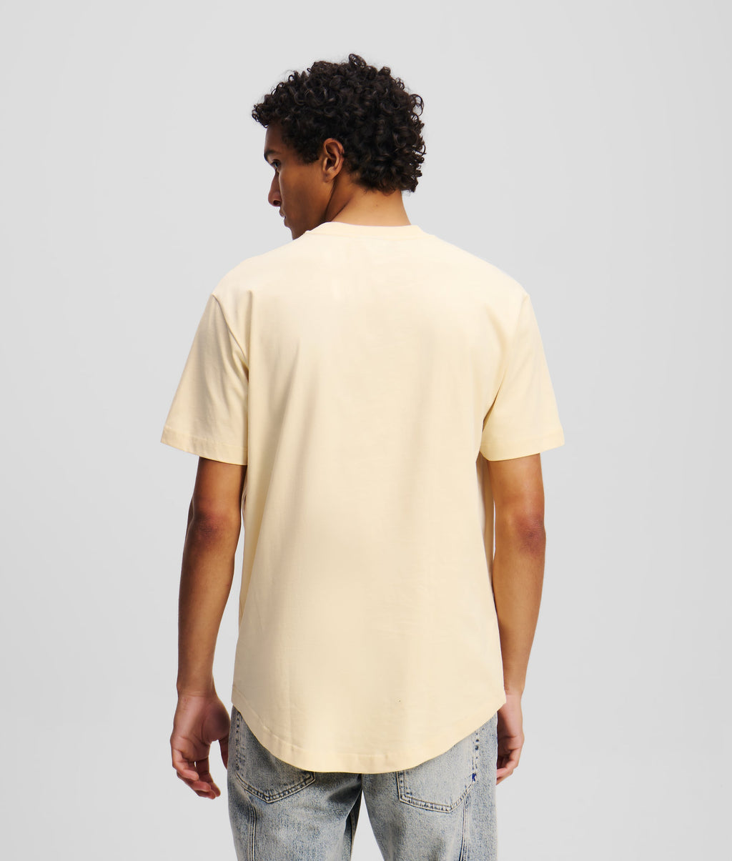 CURVED HEM SHIBORI MONOGRAM T-SHIRT